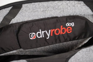 Dryrobe for dogs black/red